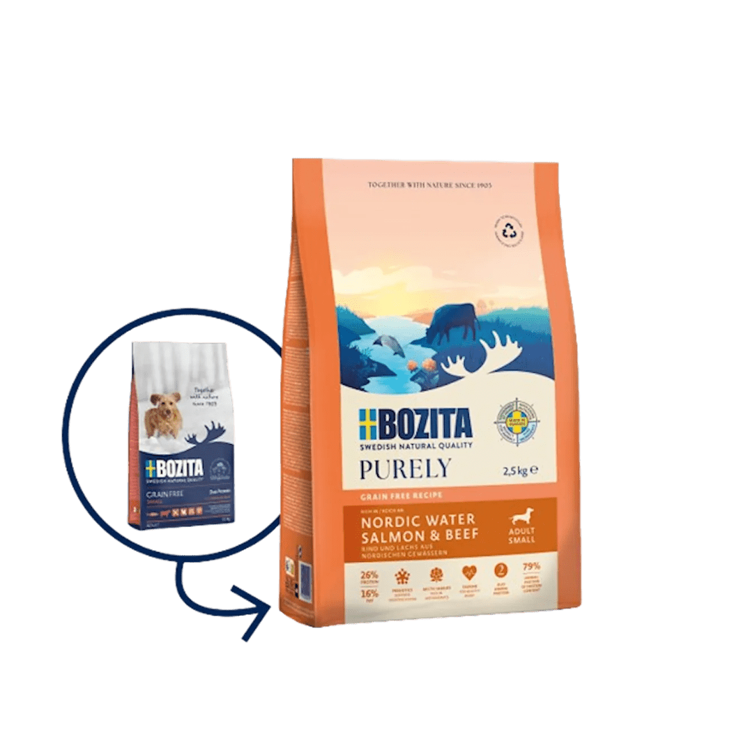 Bozita Dog Purely Adult Small Salmon & Beef 2,5 Kg - DjurZooBozita Dog Purely Adult Small Salmon & Beef 2,5 KgBozita Dog Purely Adult Small Salmon & Beef 2,5 KgBozita RoburDjurZooL4504173110304504172.5 kgBozita Dog Purely Adult Small Salmon & Beef 2,5 Kg