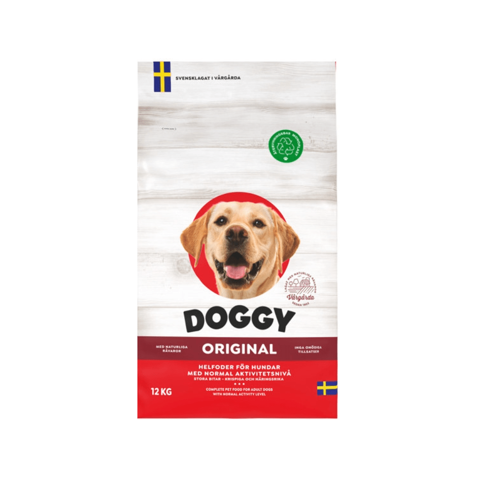 Doggy Original - Hundfoder 12 kg - DjurZooDoggy Original - Hundfoder 12 kgDoggy Original - Hundfoder 12 kgDoggyDjurZooL22062731103022062112 kgDoggy Original - Hundfoder 12 kg