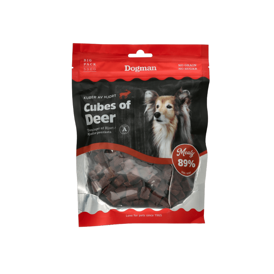 Meaty Kuber 300g av Hjort Hundgodis - DjurZooMeaty Kuber 300g av Hjort HundgodisDogmanDjurZoo3104707312133104702300 gMeaty Kuber 300g av Hjort Hundgodis