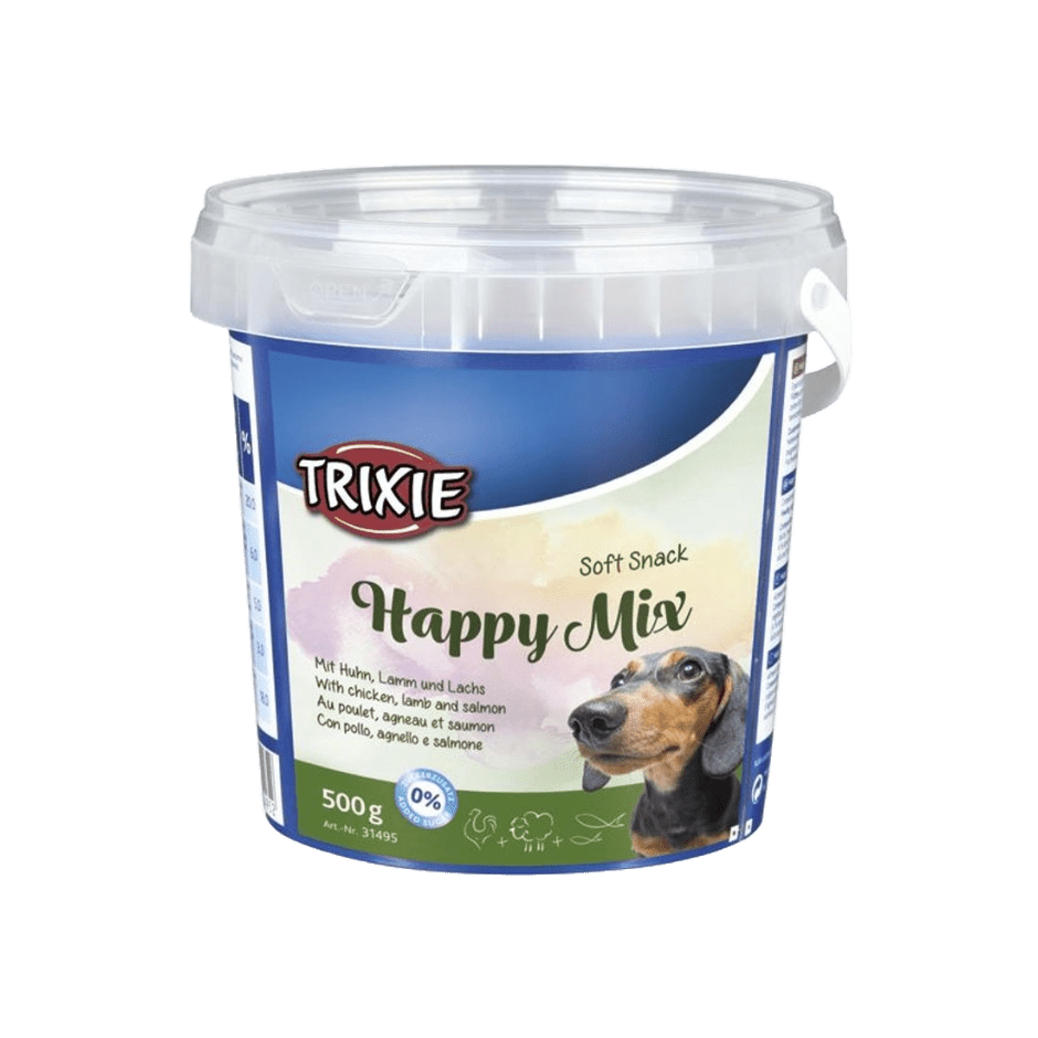 TRIXIE Soft Snack Happy Mix 500 g - DjurZooTRIXIE Soft Snack Happy Mix 500 gTRIXIE Soft Snack Happy Mix 500 gTrixieDjurZoo314954011905314952TRIXIE Soft Snack Happy Mix 500 g