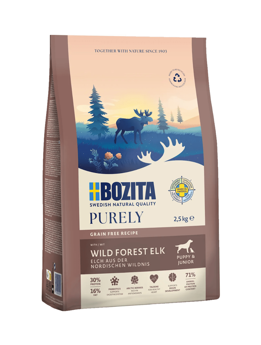 Bozita Dog Purely Puppy & Junior Elk - DjurZooBozita Dog Purely Puppy & Junior ElkBozita Dog Purely Puppy & Junior ElkBozita RoburDjurZooL4502173110304502192.5 kgBozita Dog Purely Puppy & Junior Elk
