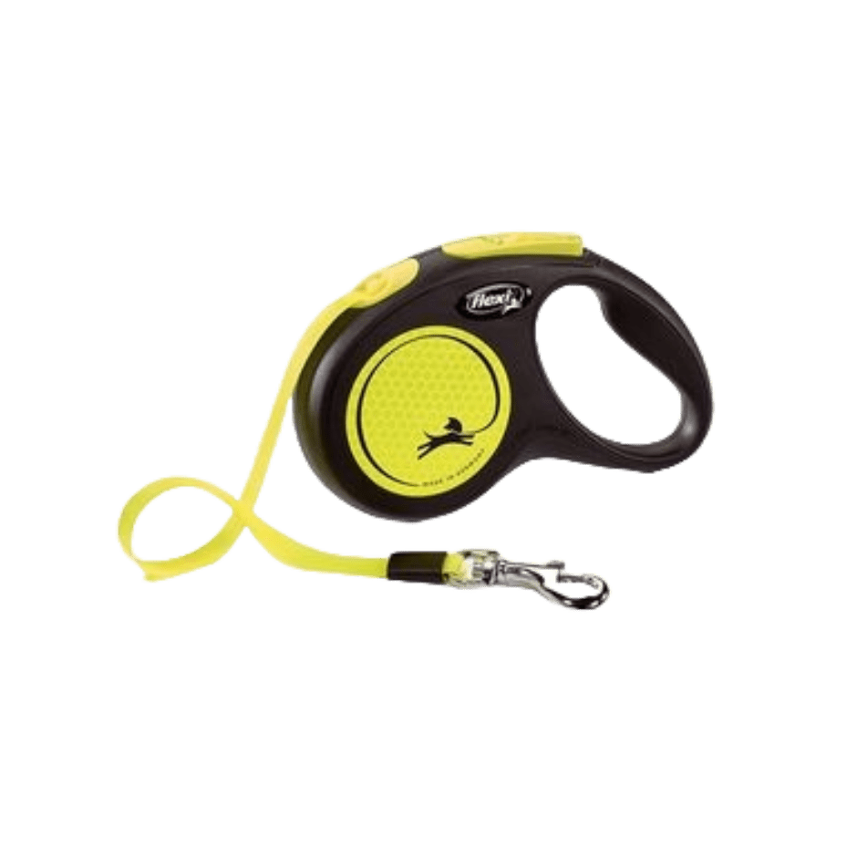 Flexi New Neon Tape bandkoppel gult 5 m - DjurZooFlexi New Neon Tape bandkoppel gult 5 mFlexiDjurZoo2093114000498023518S - 5 mFlexi New Neon Tape bandkoppel gult 5 m